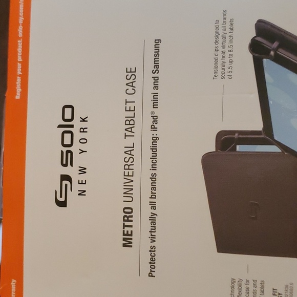Metro Universal Tablet Case for iPad Mini. Solo New York. Brand new and unused - Picture 5 of 9